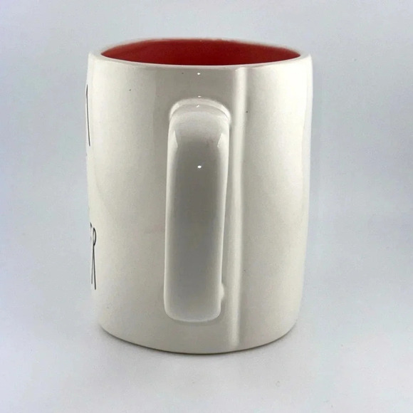 rae dunn ceramic coffee/tea cup/mug pink/white MOM WIFE TEACHER HTF Collectible - Picture 3 of 7